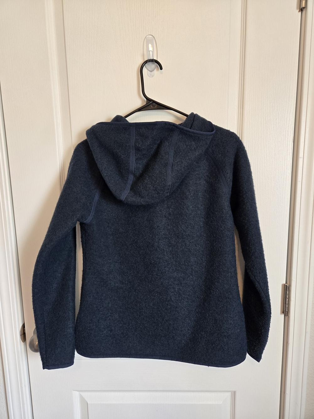 Smartwool Blue Half-Zip Hooded Fleece Pullover - Picture 3 of 5